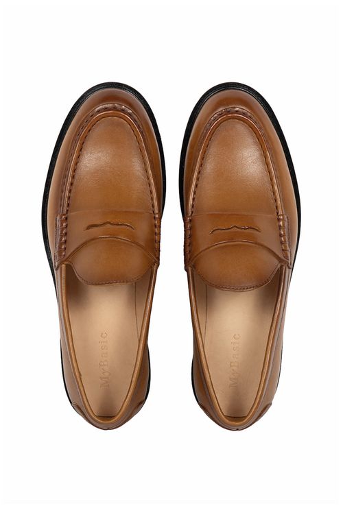 Mocassim em Couro Eritreia Havana