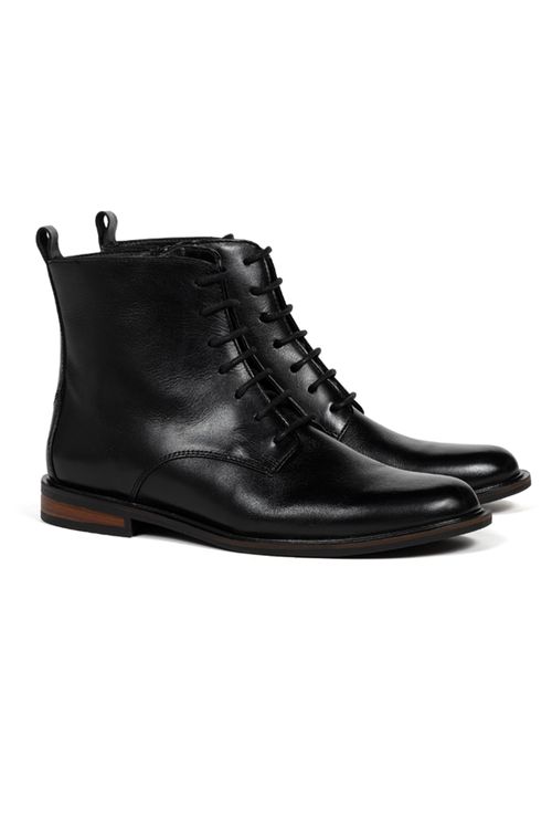 Bota em Couro Mayotte Preto