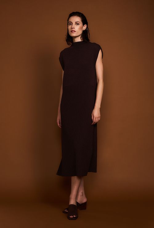 Vestido Groenlândia Cacau