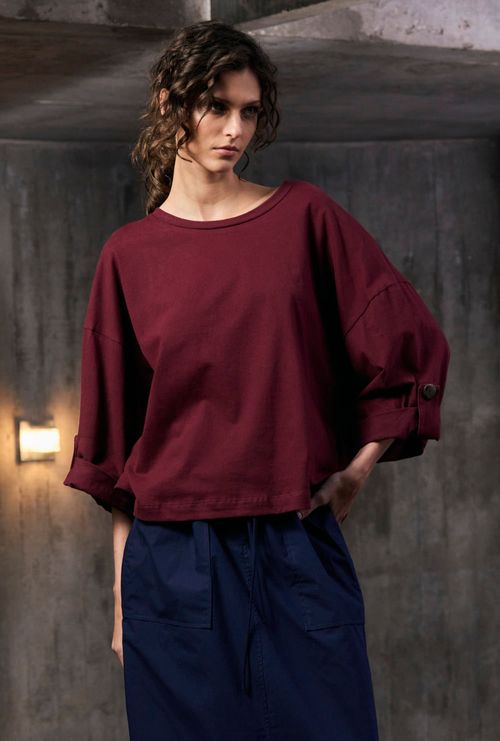 Blusa Coats Bordeaux