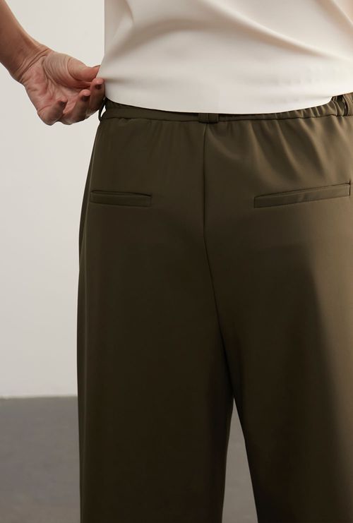 Calca Alfaiataria Reta Cascade Verde Musgo