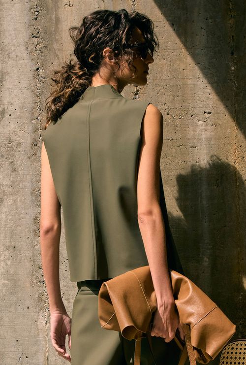 Regata Gola Alta Carache Verde Musgo