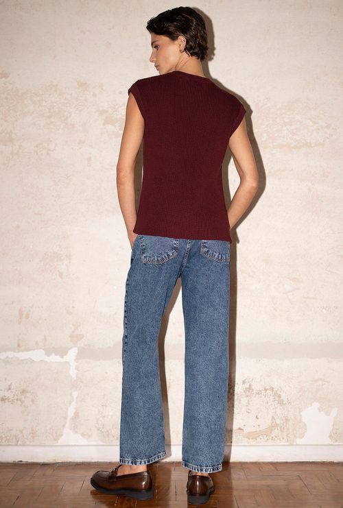 Regata Espina Tricot Bordeaux