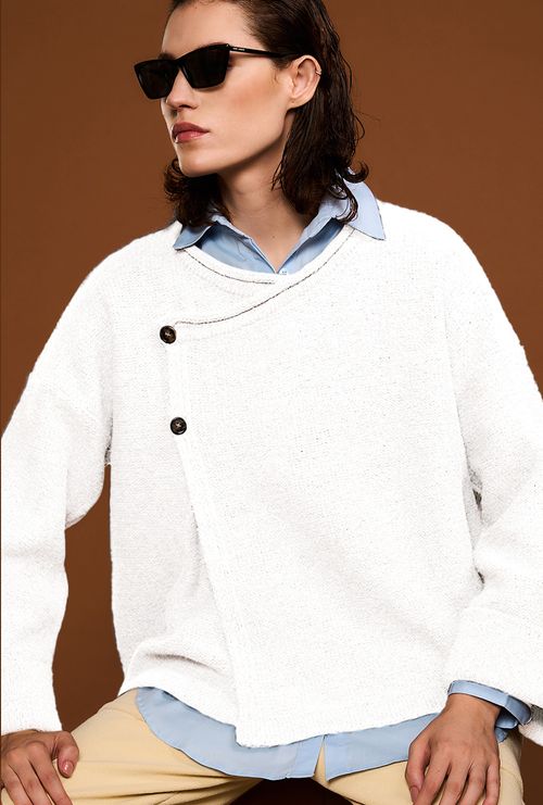 Casaco Barth Tricot Off White