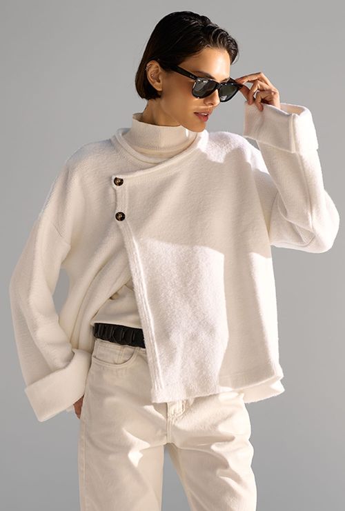 Casaco Barth Tricot Off White