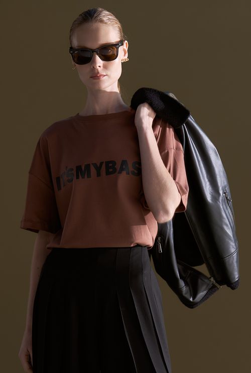 Tshirt Delong Marrom