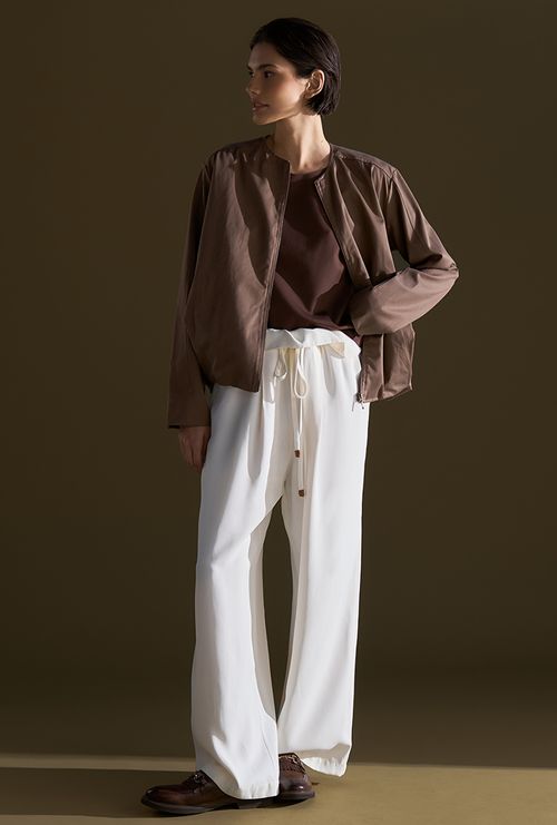 Calça Reta Jalé Off White