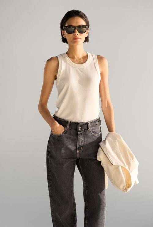 Regata Canelada Dora Off White