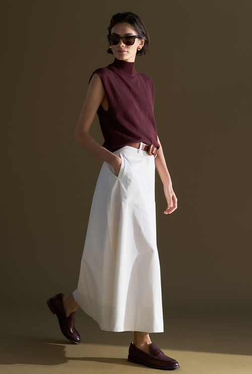 Saia Guam Midi Off White