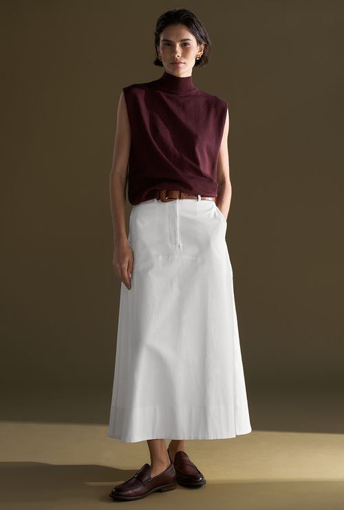 Saia Guam Midi Off White