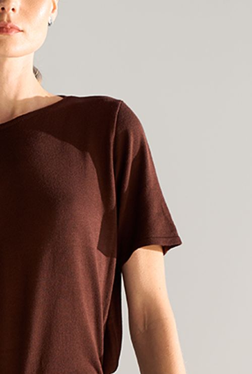 Blusa Tricot Itaca Marrom