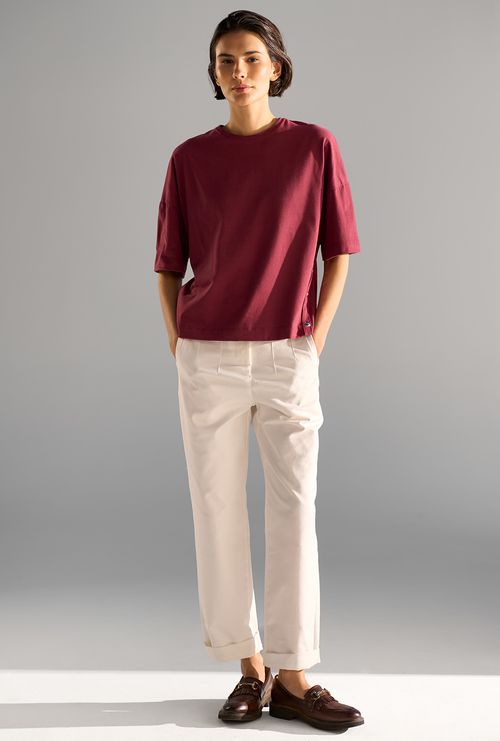 Calça Reta Gorgona Off White