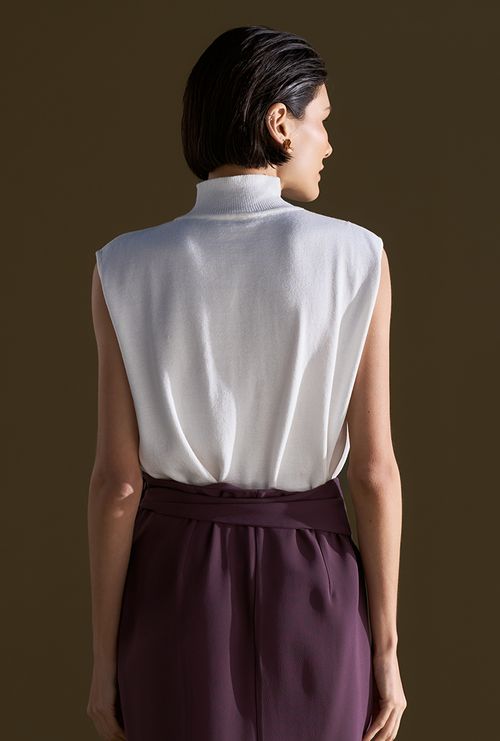 Blusa Em Tricot CoraCorá Off White
