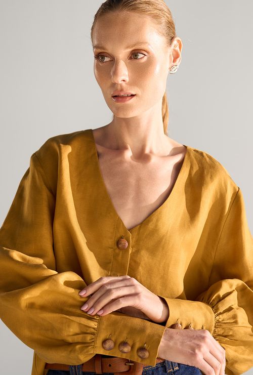 Camisa Gabã Mostarda