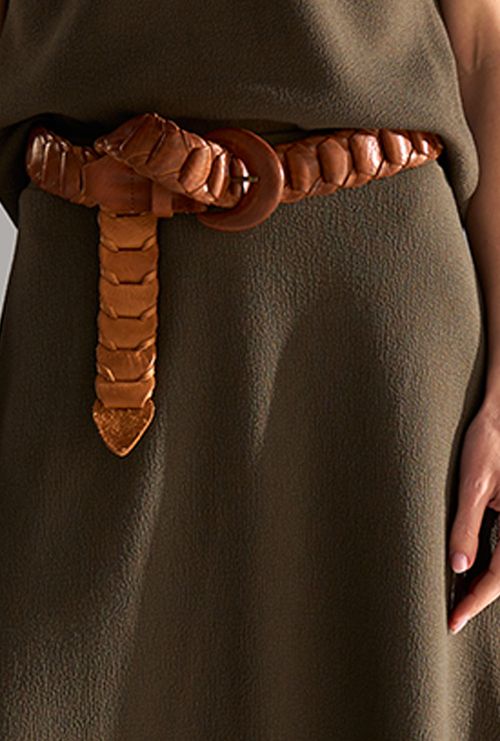 Saia Finlândia Midi Verde Escuro