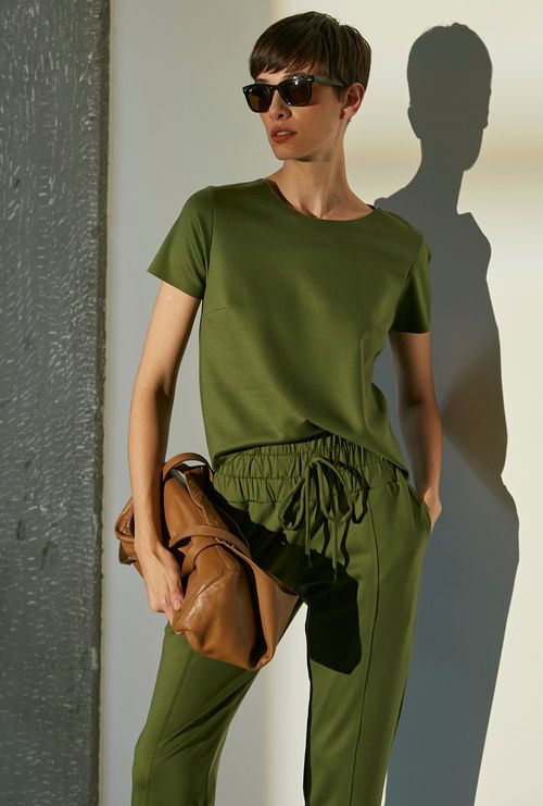 Blusa La Mona Viscose Alcaparra