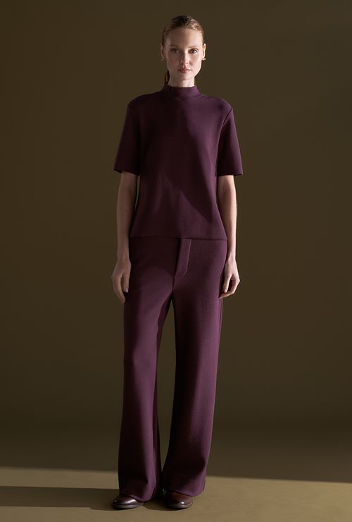 Calça Reta Filipinas Berinjela