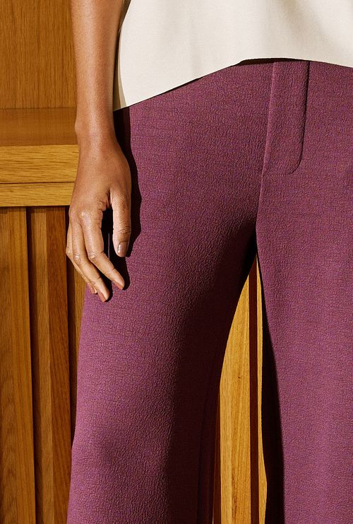 Calça Reta Filipinas Berinjela