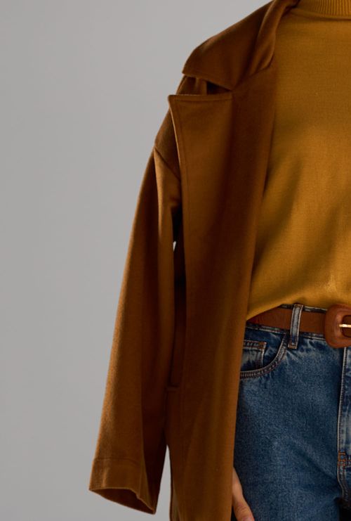 Casaco Brunei Marrom