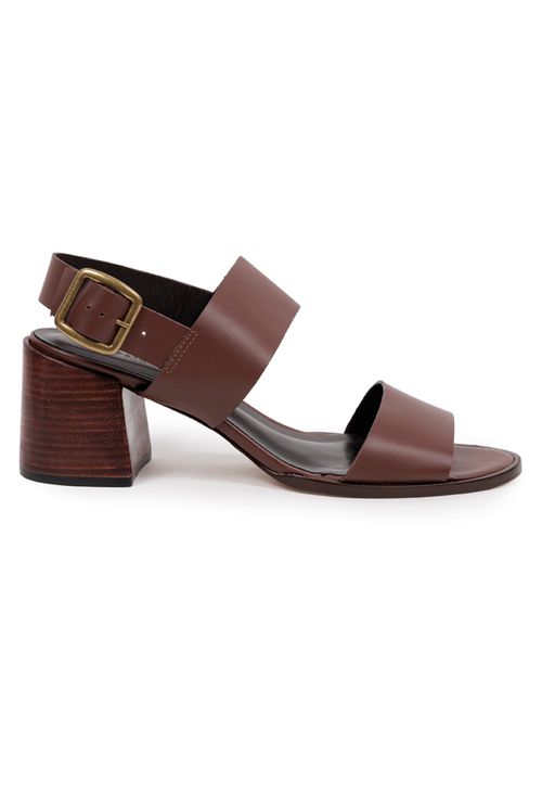 Sandalia em Couro Friburgo Marrom