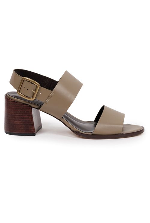 Sandalia em Couro Friburgo Khaki