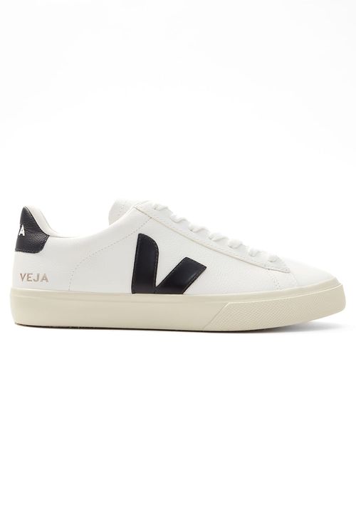 Tênis Veja Campo Chromefree Leather Extra White Black