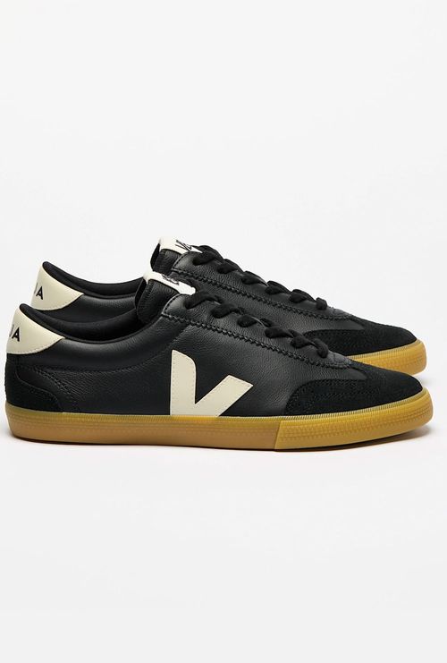 Tênis Veja Shoes Volley O.T Leather Black Pierre