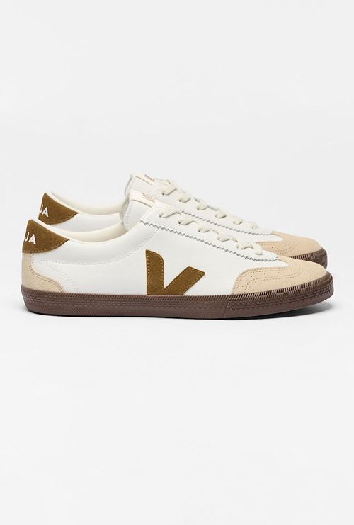 Tênis Veja Volley O.T Leather White Tent Bark