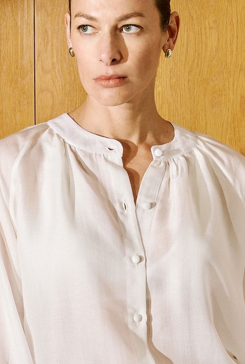 Camisa Gabado Off White