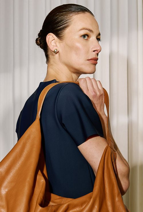 Blusa Adão Gola V Marinho