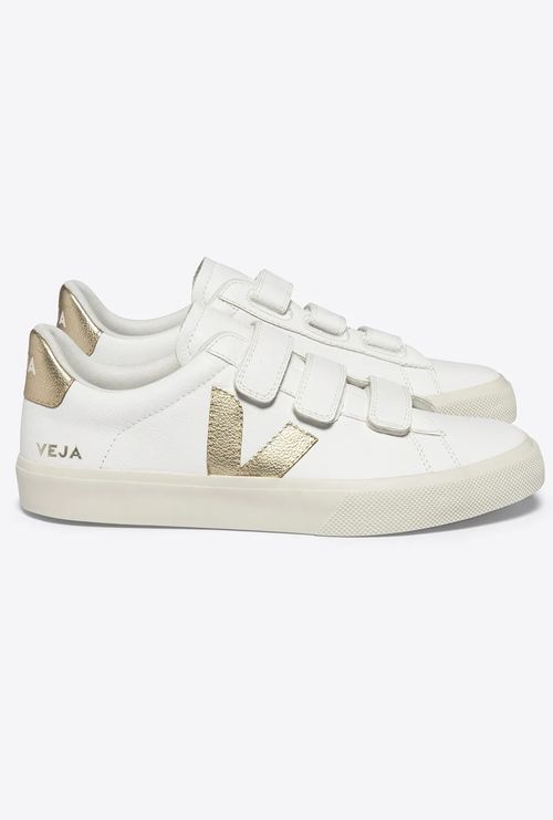 Tênis Veja Recife Logo Chromofree Leather Extra White Platine