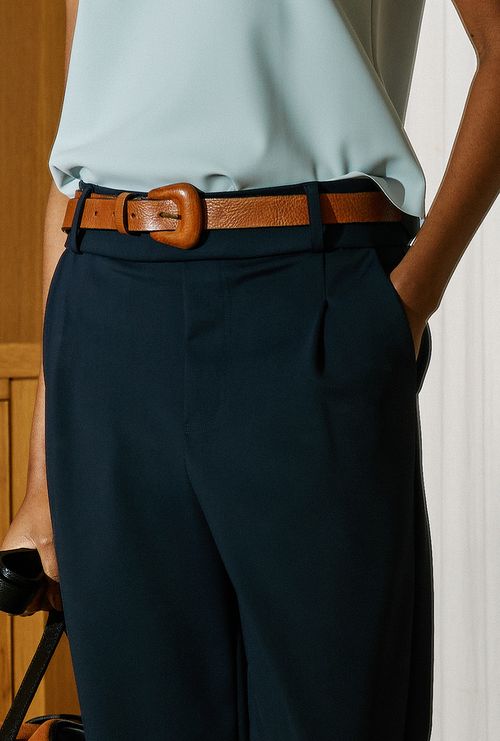 Calça Andipsara Alfaiataria Marinho