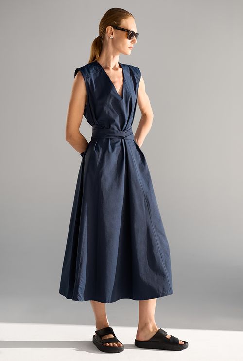 Vestido Icária Deep Blue