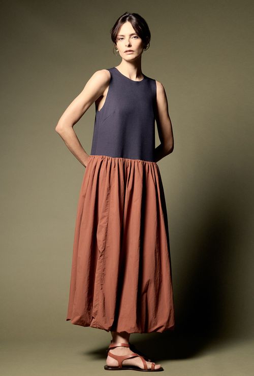 Vestido Gilbert Azul Noite