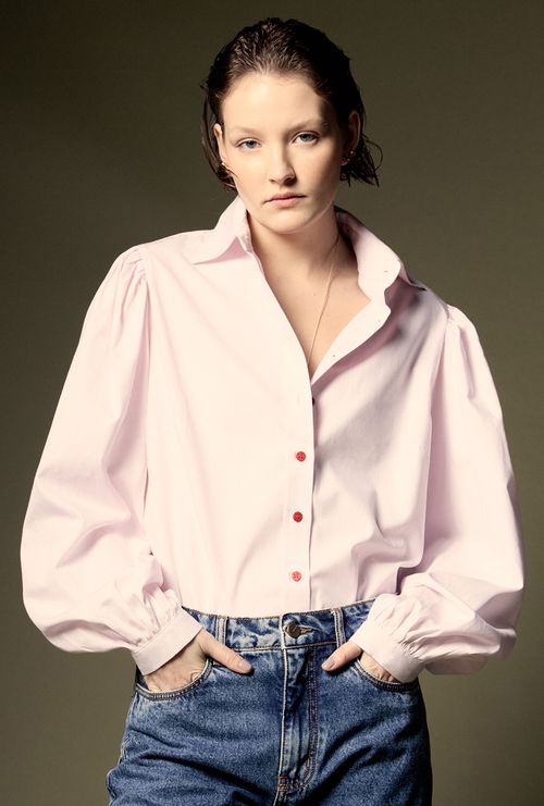 Camisa Manga Longa Guishan Rosa Quartzo