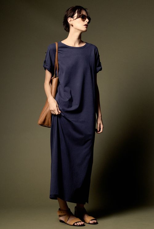 Vestido T-Shirt Cesciatto Marinho