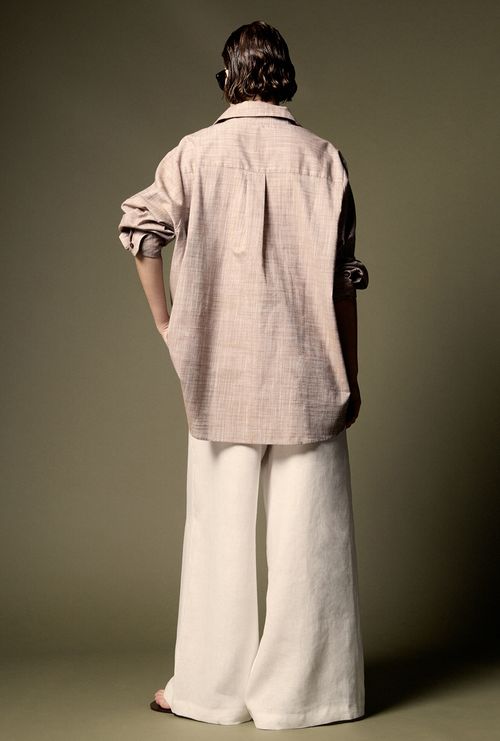Camisa Inchi Oversized Marrom