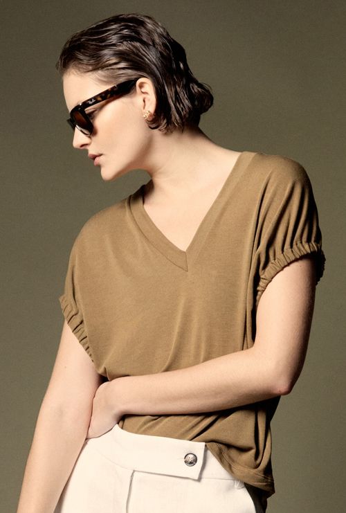 Tshirt Carmathia Gola V Verde Oliva