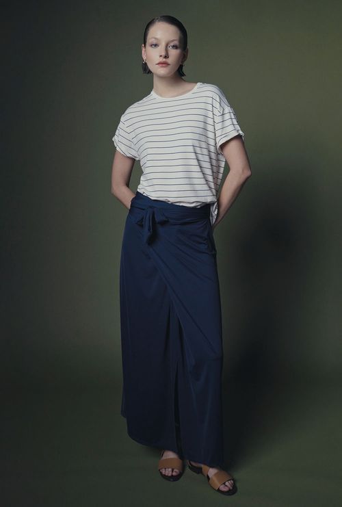 Saia Midi Granadinas Marinho