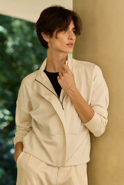 Jaqueta Rawabi Lyocell Off White