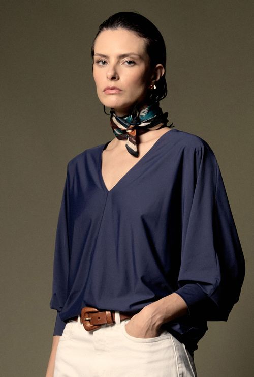 Blusa Branno Azul Noite