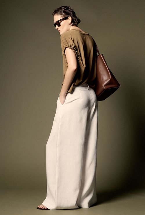 Calça Pantalona Cache Branco