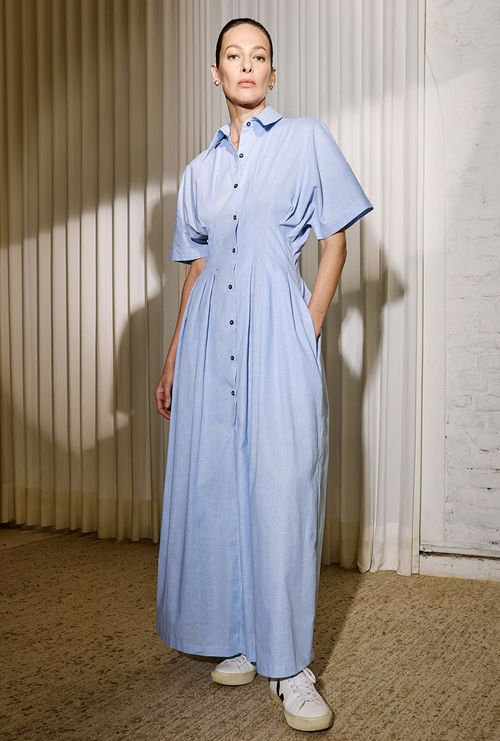 Chemise Midi Gil Azul