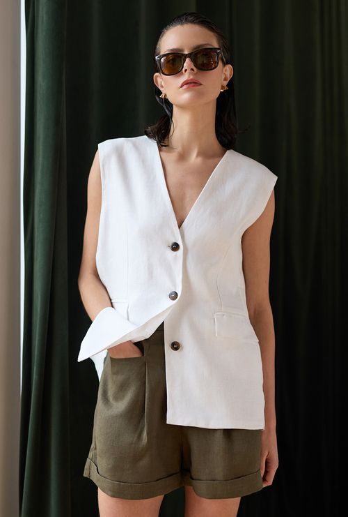Colete Oversized Cepel Branco