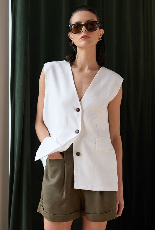 Colete Oversized Cepel Branco