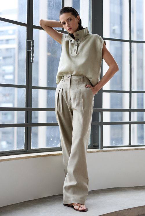 Calça Alfaiataria Candros Verde Seiva