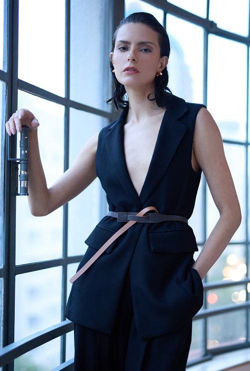 Colete Alfaiataria Hiuma Preto