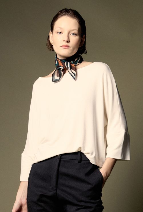 Blusa Organi em Modal Off White