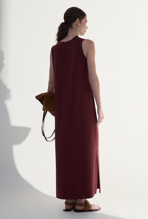 Vestido Regata Hanish Bordeaux