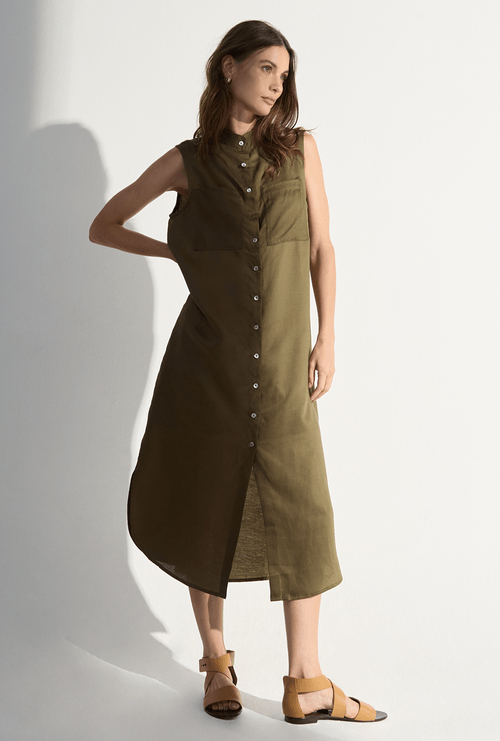 Chemise Chau Verde Oliva